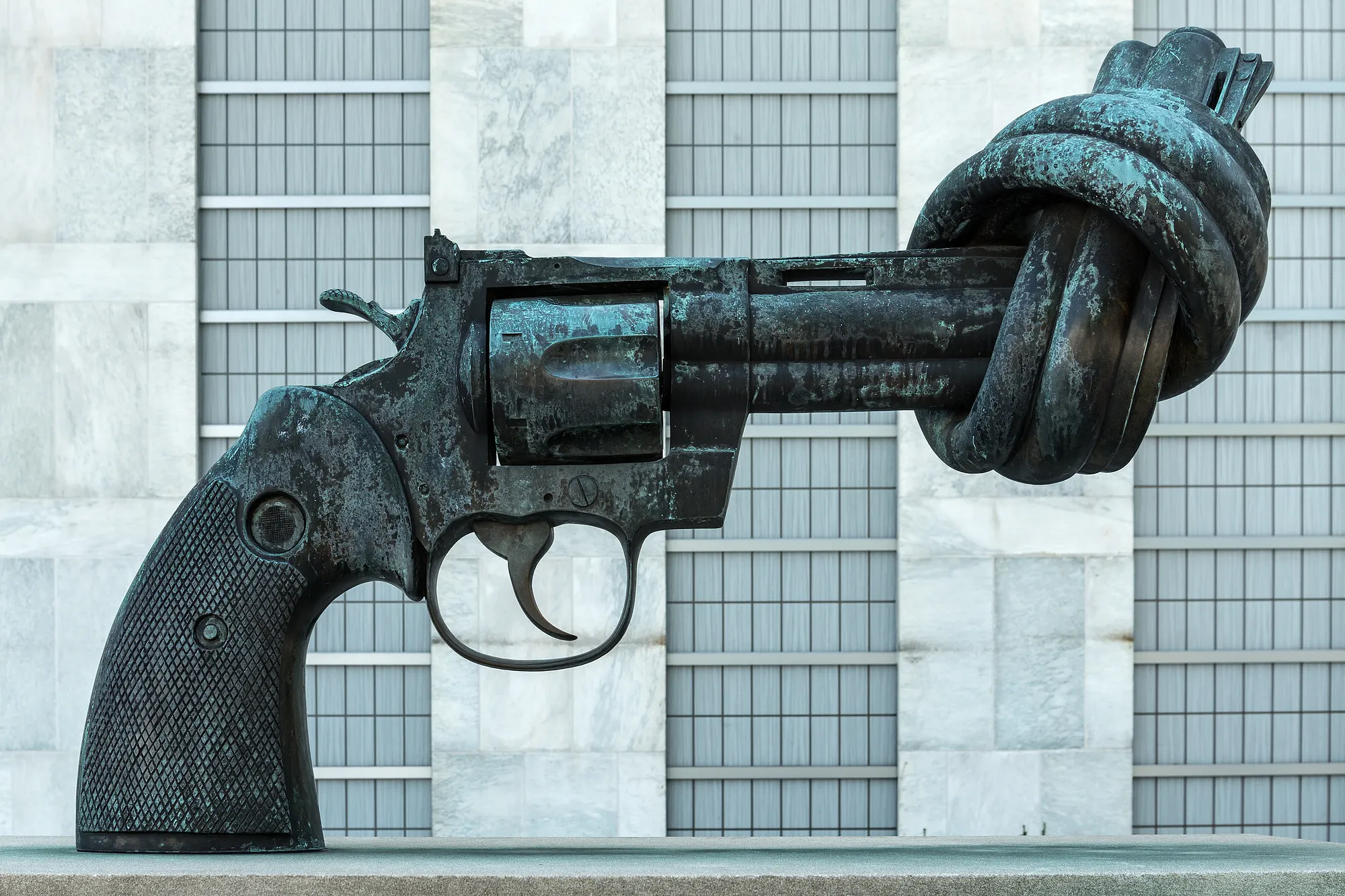 A broken gun