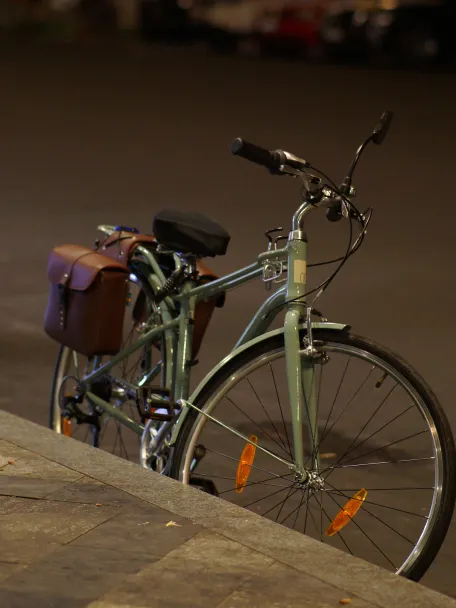 The Vintage Tourer bicycle, a traditional-style touring bike ideal for relaxed weekend countryside rides.